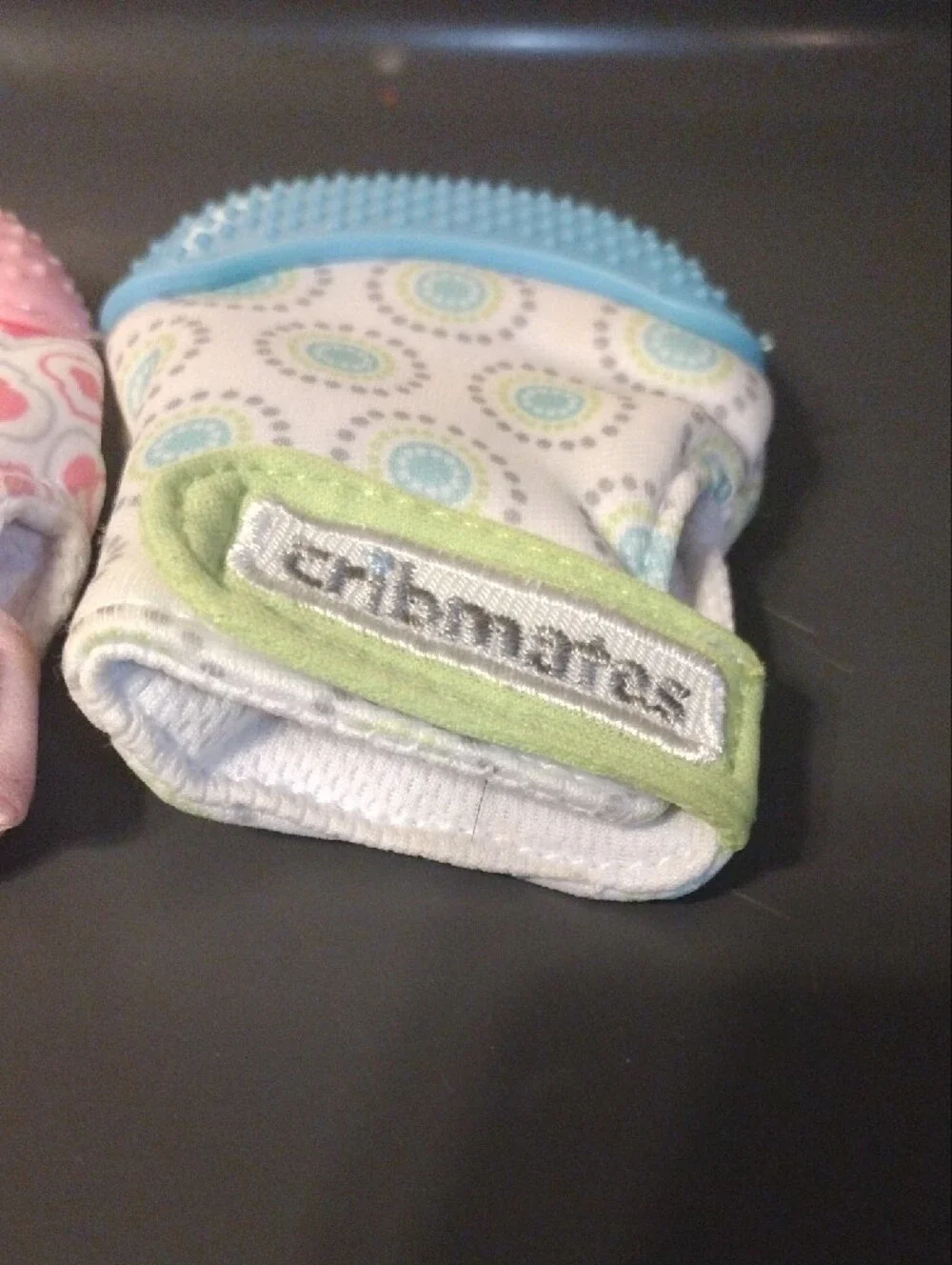 Baby Teething Mittens - Pink & Blue